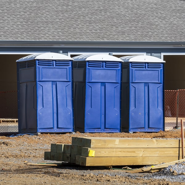 how can i report damages or issues with the portable restrooms during my rental period in Lipscomb AL